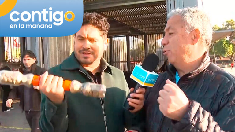 Producto 100% chileno: Vecino de Maipú sorprendió con invento que fomenta el reciclaje y la actividad física