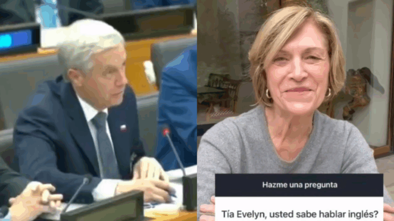 Evelyn Matthei luce inglés tras comentada presentación de Kast en la ONU: Así reaccionaron las redes sociales