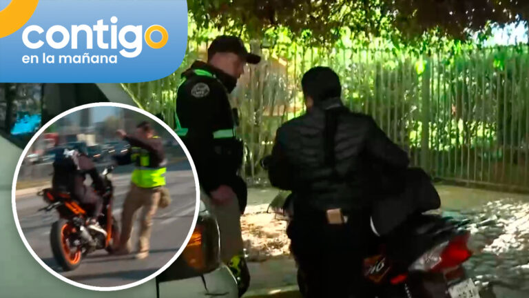 Quedó atrapada en pasaje sin salida: Encuentran a motociclista que lesionó a fiscalizador en La Reina
