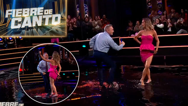 ¡Tiki tiki ti! Luis Jara y Diana Bolocco arrasaron con un pie de cueca bajo la lluvia en Fiebre de Canto