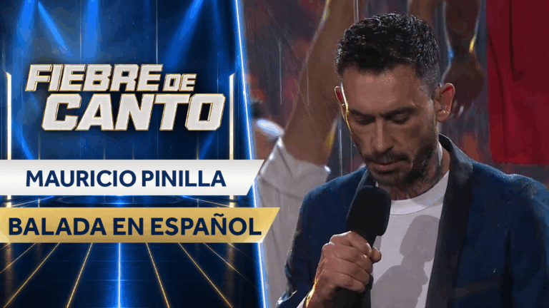 ¡Dramatismo e intensidad! Mauricio Pinilla se la jugó bajo la lluvia con un clásico de Miguel Bosé