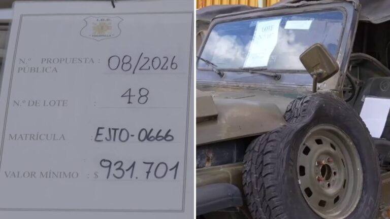 Precios desde los $675 mil: Ejército rematará lotes con cientos de vehículos militares en desuso