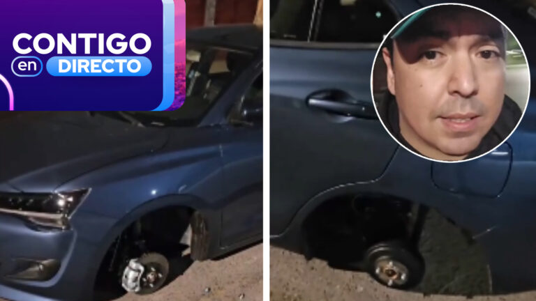 “Quedé en shock porque era nuevo”: Influencer sufrió el robo de las cuatro ruedas de su auto en San Miguel