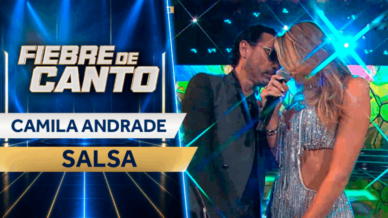 Camila Andrade hizo un increíble dueto con el doble de Marc Anthony al ritmo de “Vivir lo nuestro”
