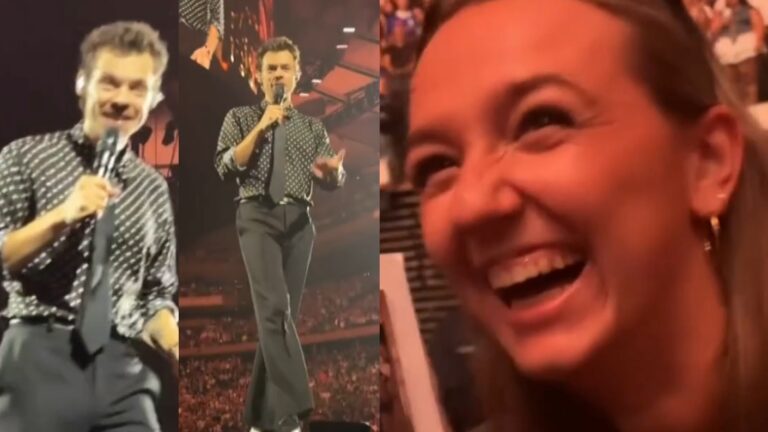 Harry Styles protagoniza curiosa interacción con fanática: 