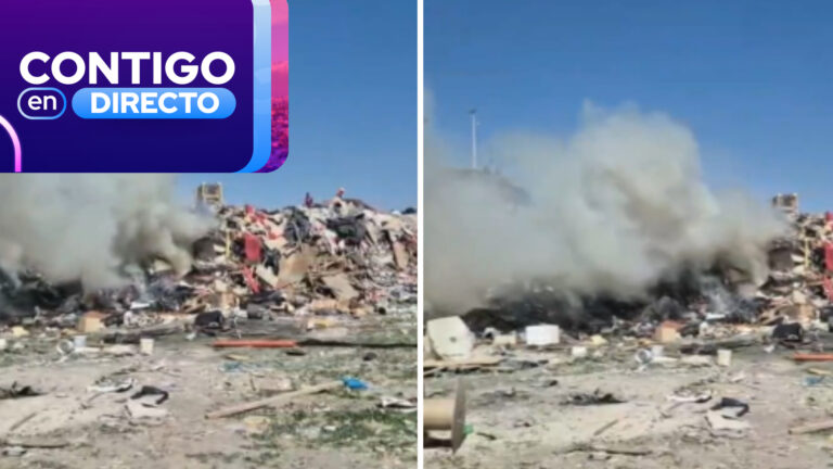 Incendio en vertedero mantiene a Bomberos sofocando las llamas en La Florida: El siniestro sigue activo