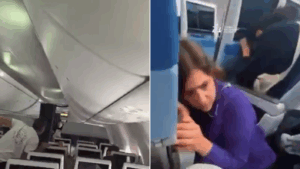Ataque a piloto en vuelo a Israel: Pasajeros captan minutos de terror en avión que aterrizó de emergencia