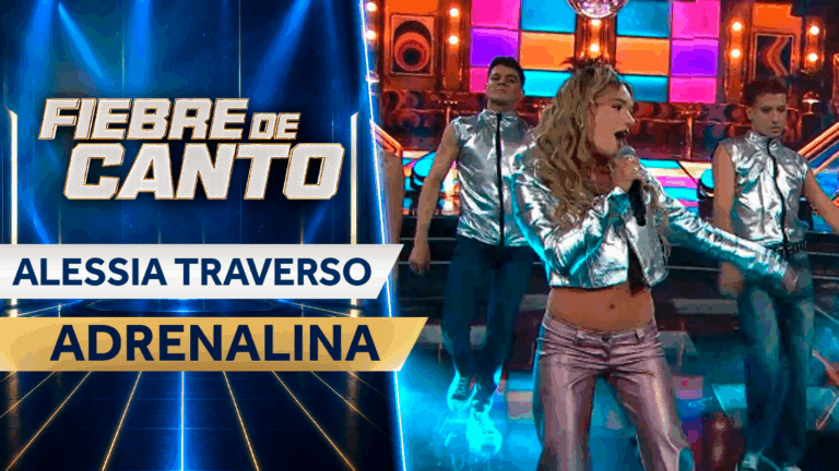¡Totalmente adrenalínica! Alessia Traverso hizo bailar a todos con la pegajosa 