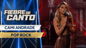 ¡“Compromiso” e intensidad! Cami Andrade encendió el escenario con clásico de Javiera Parra