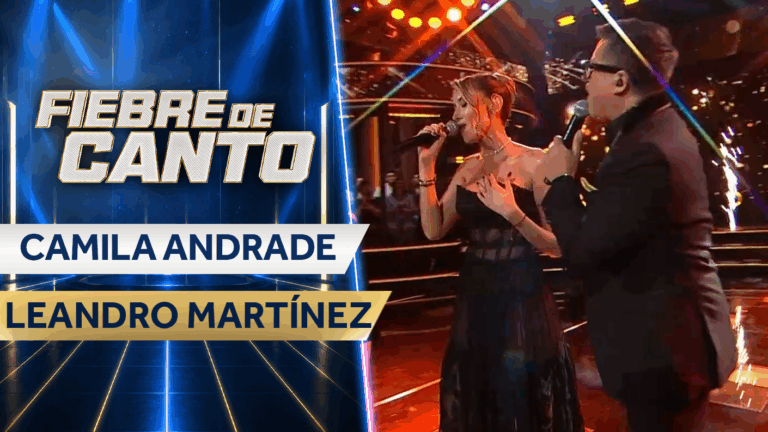 ¡Puro romanticismo! Camila Andrade y Leandro Martínez emocionaron con “Te quiero” en Fiebre de Canto
