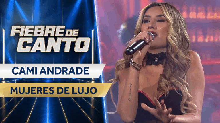“Rescátame”: Cami Andrade derrochó magnetismo con clásico de “Mujeres de Lujo” en Fiebre de Canto