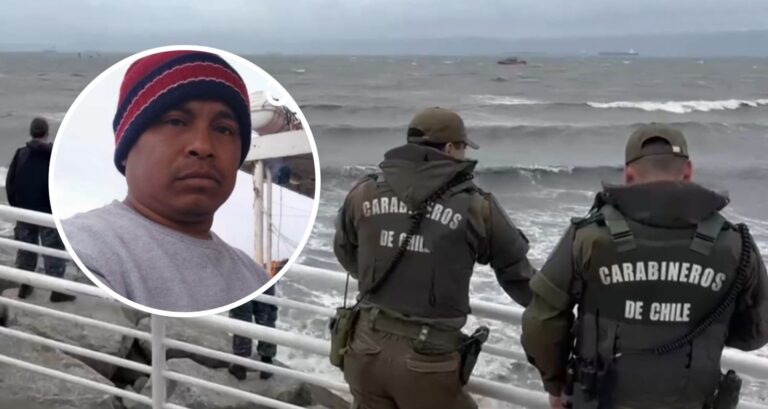 Hallan cuerpo de tripulante que desapareció tras caer al mar en Talcahuano