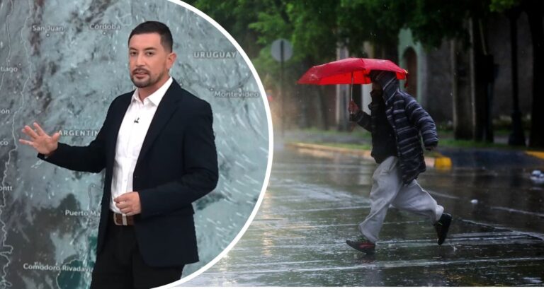 Seguirán las lluvias en Santiago: Cuánto caerá y a qué hora comienzan este fin de semana largo