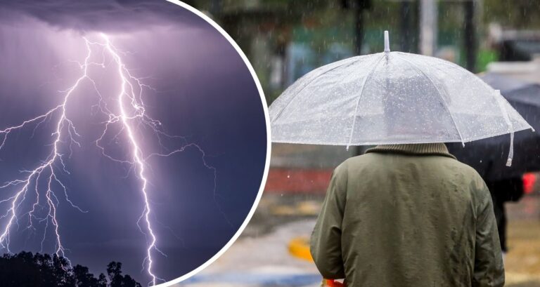 Nuevo aviso de tormentas eléctricas en 7 regiones: advierten granizos y fuertes vientos