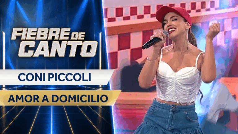 ¡Puro amor noventero! Coni Piccoli revivió el encanto de “Amor a Domicilio” en Fiebre de Canto