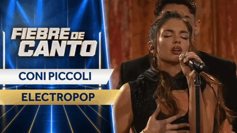 ¡Se apoderó del escenario! Coni Piccoli deslumbró al jurado de Fiebre de Canto con “Malo” de Bebe