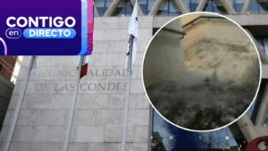 Completamente inundada: El impactante estado de la Municipalidad de Las Condes tras intensas lluvias