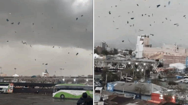 Tornado EF-0 en Estación Central: Qué tan fuertes son sus vientos y qué daños puede causar