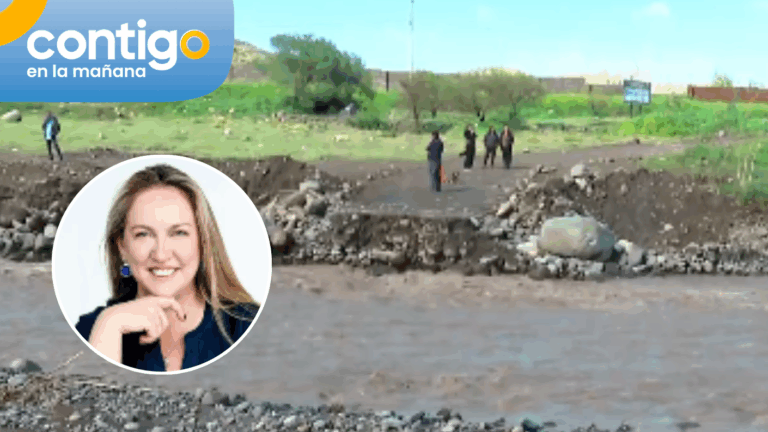 Alcaldesa de Colina se comprometió a gestionar traslado de joven a Teletón aislado por desborde de río