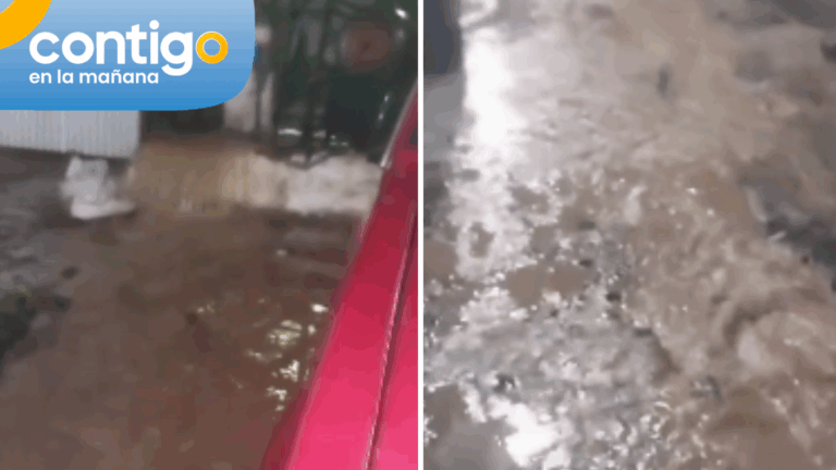VIDEO | Impactantes registros muestran la inmensa cantidad de agua y calles anegadas tras lluvias en Concepción