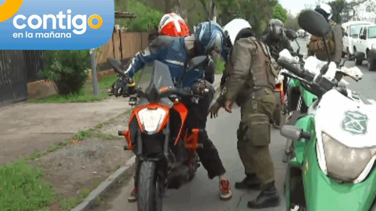 No tenía licencia de conducir: motociclista fue retenido en estricta fiscalización en Pedro Aguirre Cerda