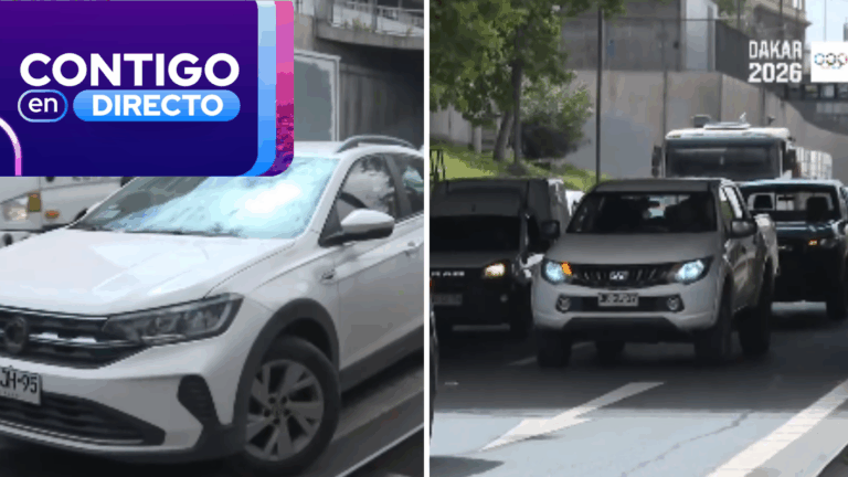 AHORA | Choque múltiple genera congestión vehicular en Autopista Central