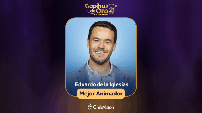 ¡Compite por premio al Mejor Animador! revisa cómo votar por Eduardo de la Iglesia en los Copihue de Oro 2026