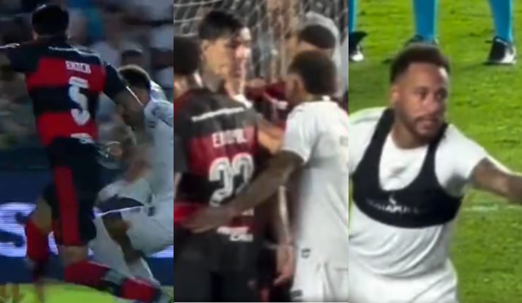 De un manotazo a un regalo: El cruce de Erick Pulgar con Neymar que tuvo inesperado final