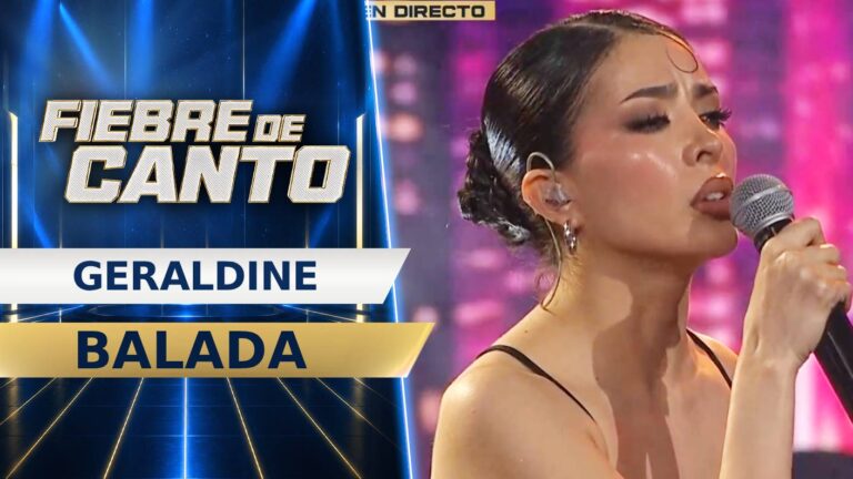 ¡Increíble potencia vocal! Geraldine Muñoz sacó a relucir su lado romántico con Ana Gabriel