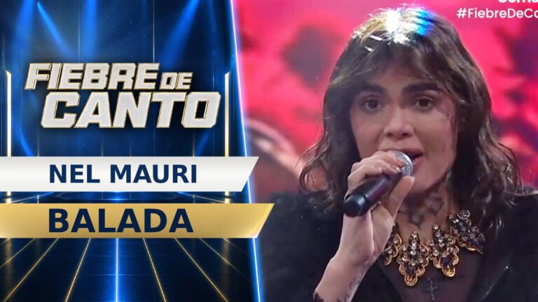 ¡Un clásico! Nel Mauri cantó con el alma un éxito de Camilo Sesto buscando ser el mejor de la semana