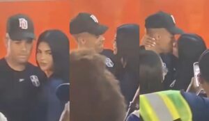 Le pidió una foto y terminó a los besos: El inesperado momento de futbolista dominicano con hincha