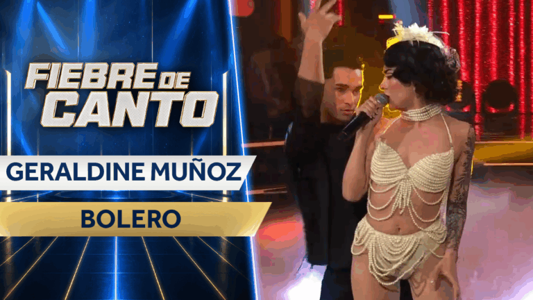 ¡Una dupla que derrocha química! Geraldine Muñoz y Yiego Pizarro se reencontraron en Fiebre de Canto