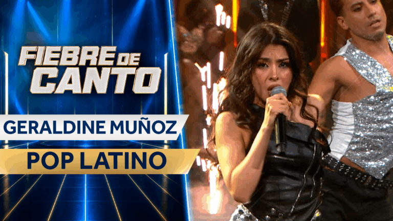¡Todos la miraron! Geraldine Muñoz sacó toda su personalidad al estilo de la incomparable Gloria Trevi