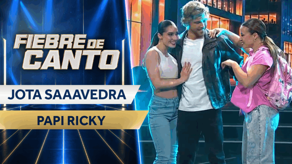 ¡Facha motoquera y pura rebeldía! Jota Saavedra llevó “Papi Ricky” a Fiebre de Canto