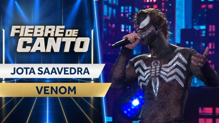Un villano con voz de galán: Jota Saveedra se transformó en Venom y sorprendió con su versión de “Spiderman”