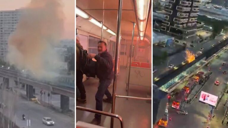 Emergencia en Metro: Pasajeros grabaron explosión y emanación de humo en vagón de la Línea 5