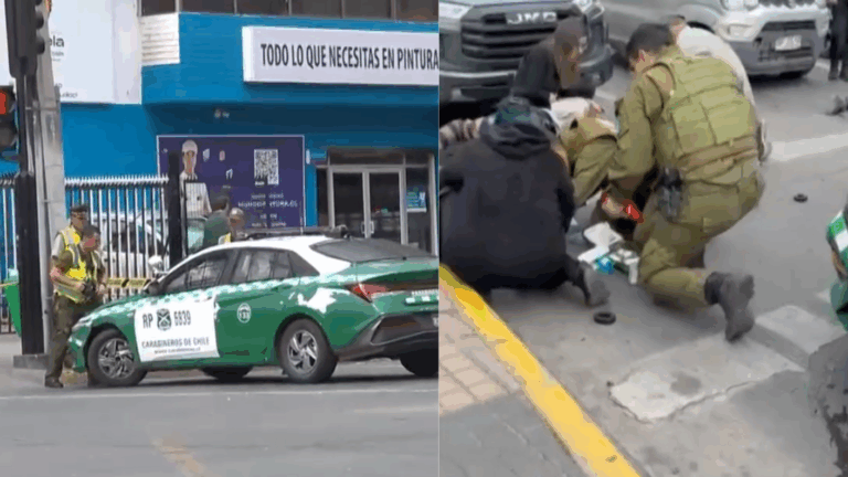 Patrulla de Carabineros chocó con bus RED y atropelló a 4 peatones en La Florida