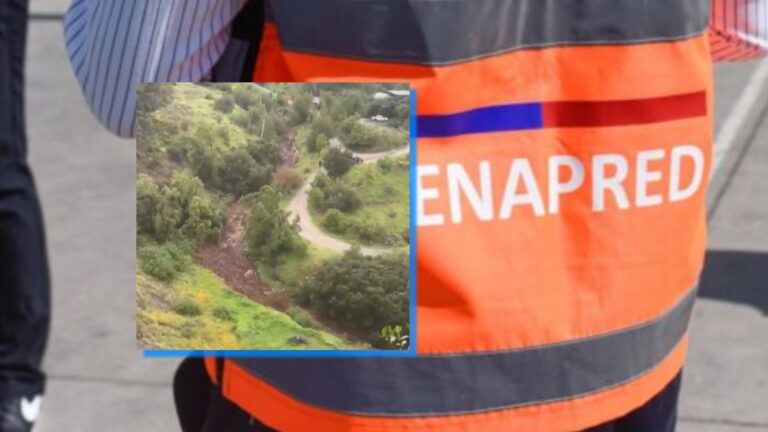Senapred decreta alerta roja en 10 comunas de la Región Metropolitana por remoción en masa