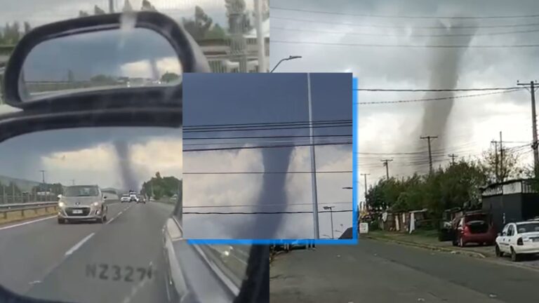 VIDEO | Reportan impresionantes tornados en comunas de la región de O'Higgins