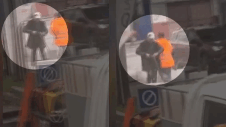 VIDEO | Captan a sujeto portando arma en plena calle antes de parapetarse en centro de Santiago