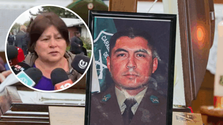 El dolor de la madre de carabinero asesinado en Quilleco: 