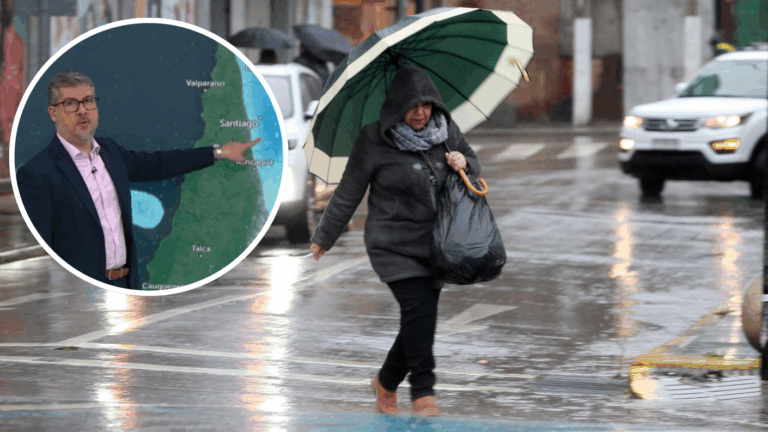 Lluvias regresan este jueves a Santiago: Eduardo Sáez anticipa precipitaciones y posibles tormentas eléctricas