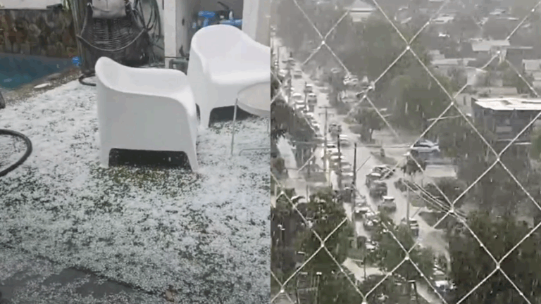 VIDEO | Granizos y truenos en Las Condes: Reportan tormenta eléctrica en varias comunas de la RM