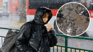 Intensas lluvias y granizos en Santiago: Se extendería hasta la madrugada y advierten riesgo de aluviones