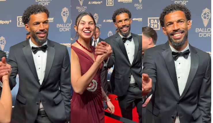 Vozinha se sumó a curioso viral con influencer en el Balón de Oro: El desafío que lo puso a prueba