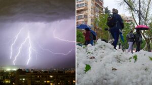 Entre lunes y martes: Emiten aviso por precipitaciones y probables tormentas eléctricas en 7 regiones