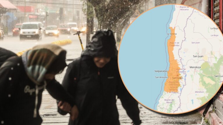 De qué es la alerta meteorológica que ya rige en cuatro regiones del país