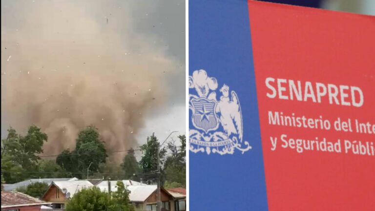 AHORA | Senapred decreta alerta roja en Requínoa por paso de tornado: Revisa acá qué significa