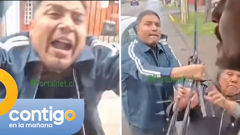 Rompieron todo a su paso: Registran violenta reacción de sujeto contra conductora de bus RED