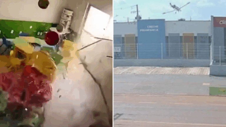 VIDEO | Impactante caída de avioneta sobre jardín infantil: dentro habían 180 niños